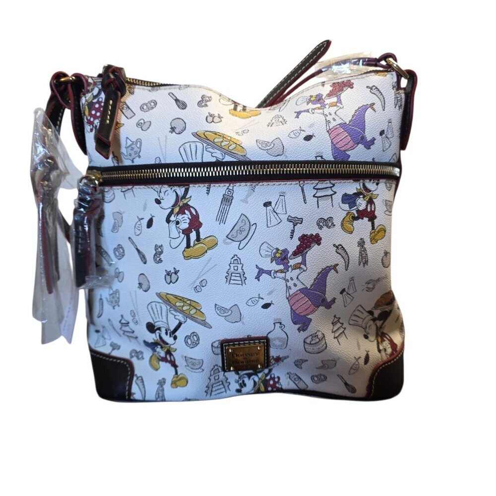 Disney Dooney & Bourke 2018 Epcot Food & Wine Crossbody Bag NWT Mickey Figment - Picture 5 of 16